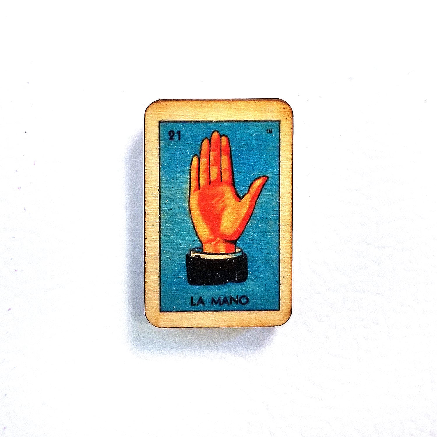 La Mano Loteria Mexican Bingo Wooden Refrigerator Magnet Etsy