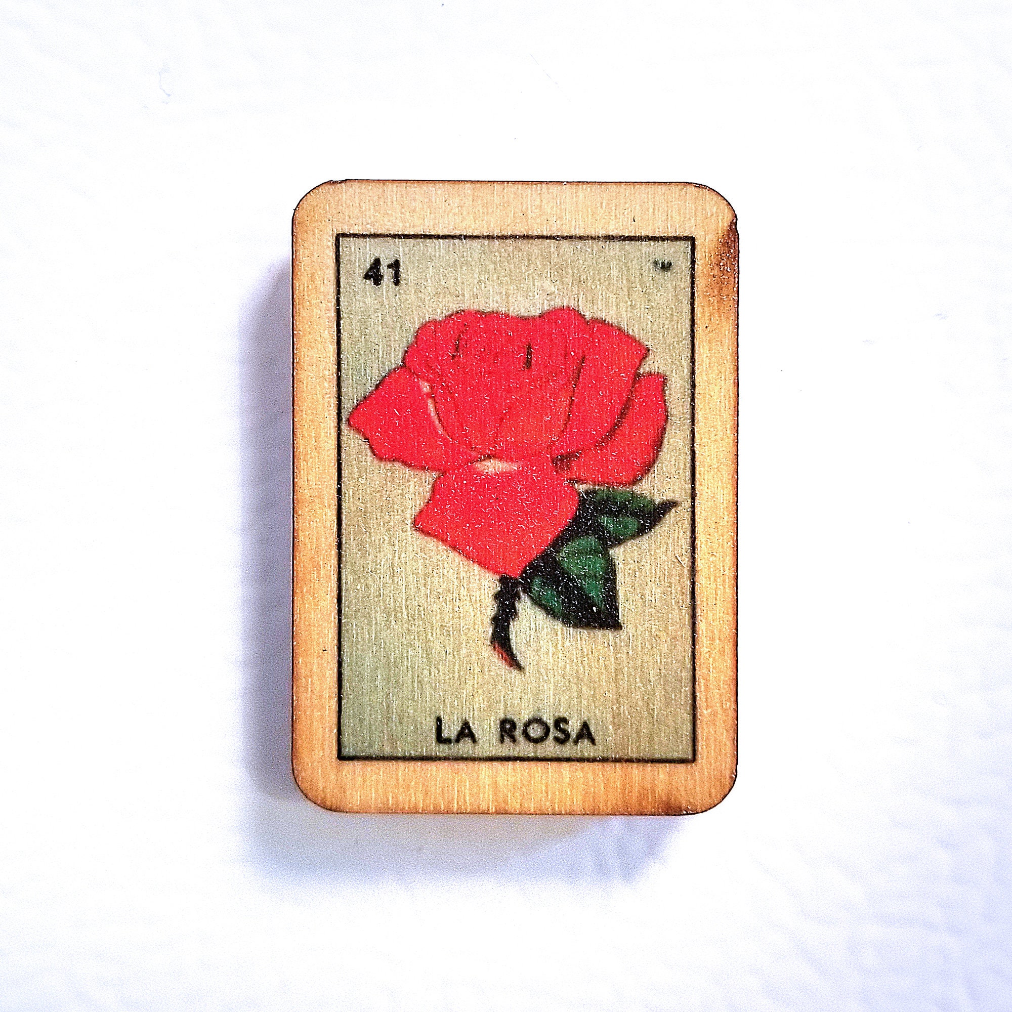 Loteria Rosa Rose La Rosa Loteria Mexican Bingo Magnet - Etsy 日本