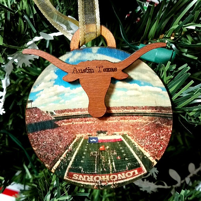 Texas Longhorns Christmas Ornaments