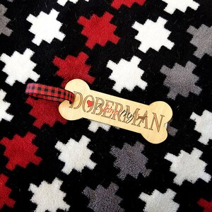 I love my Doberman Pinscher Gift Tag / Bottle Tag / Ornament