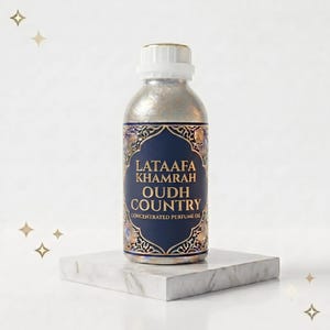 Lataafaa Khamrah Oudh Country Concentrated Perfume Oil 100 ml, long-lasting fragrance / Alcohol free / Attar oil