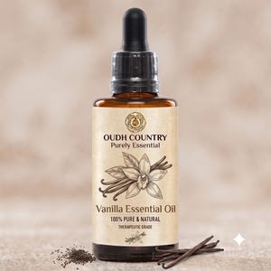Ätherisches Vanilleöl | 100 % rein, unverdünnt und natürlich | Therapeutische Öle für Aromatherapie und Diffusoren | 5 ml bis 1000 ml