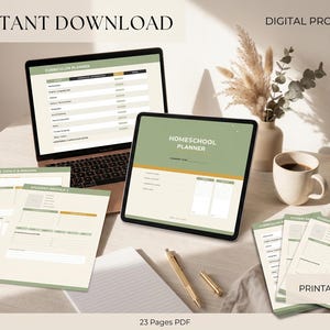 Homeschool Attendance Record, School Day Tracker, Printable Attendance Register, Learning Progress Log, Student Record Book, school register