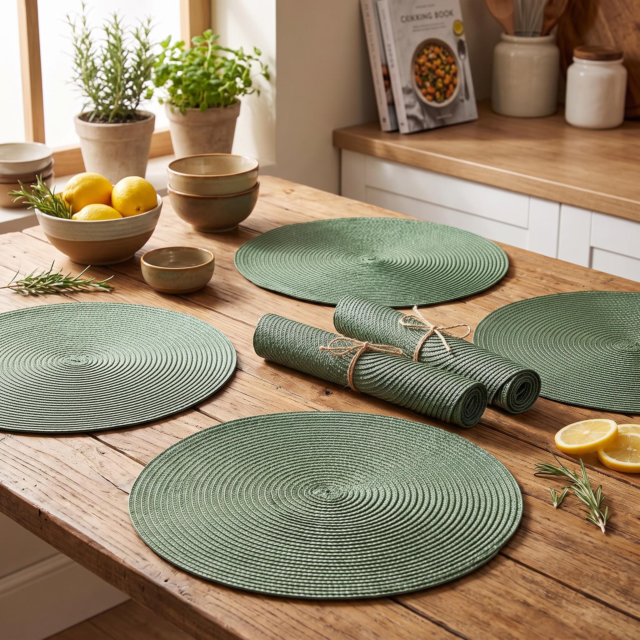 Runde tischsets