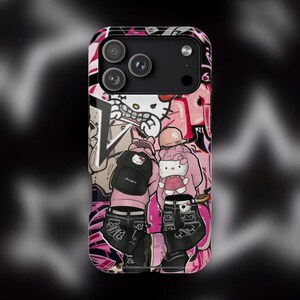 Y2K Hello Kitty Graffiti Phone Case image 8