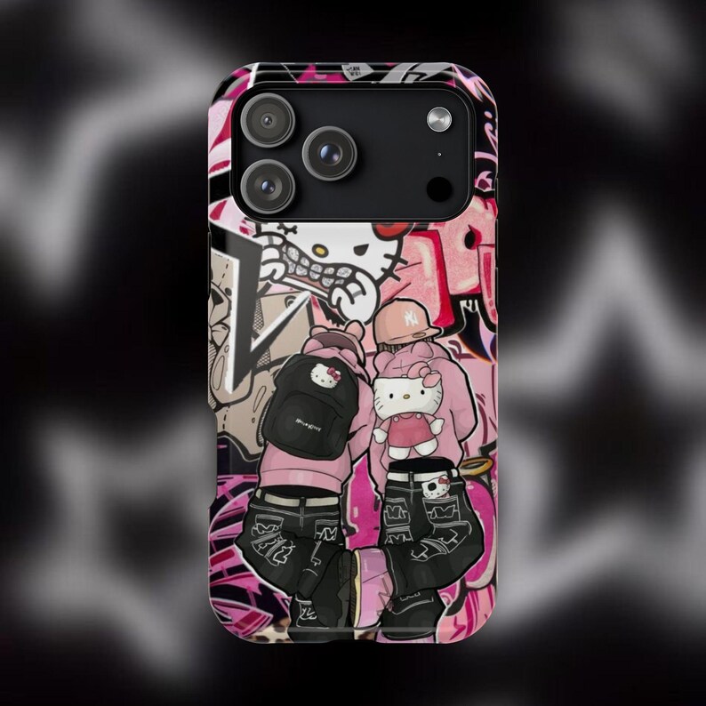 Y2K Hello Kitty Graffiti Phone Case image 8