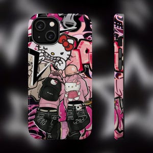 Y2K Hello Kitty Graffiti Phone Case image 7