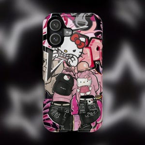Y2K Hello Kitty Graffiti Phone Case image 9