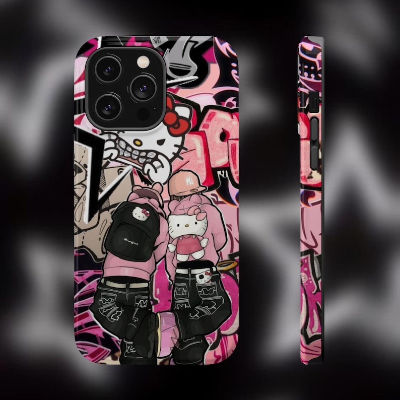 Y2K Hello Kitty Graffiti Phone Case image 6