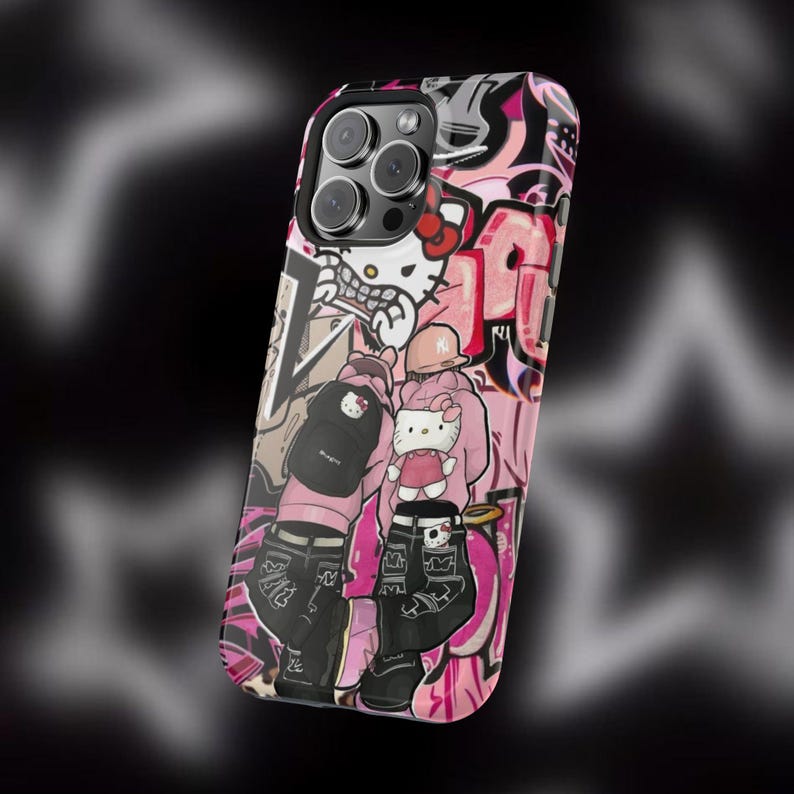 Y2K Hello Kitty Graffiti Phone Case image 2