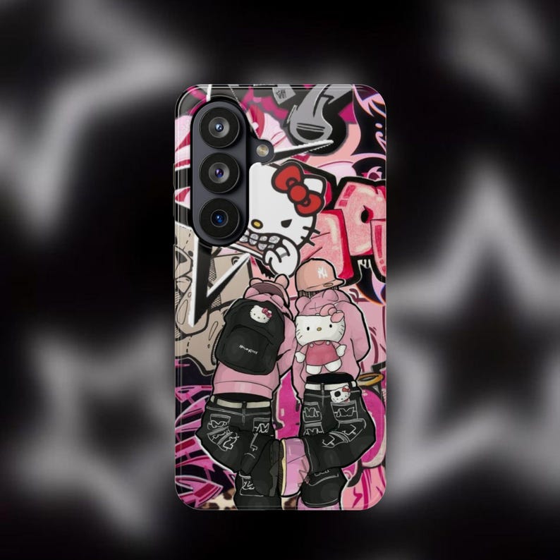 Y2K Hello Kitty Graffiti Phone Case image 12