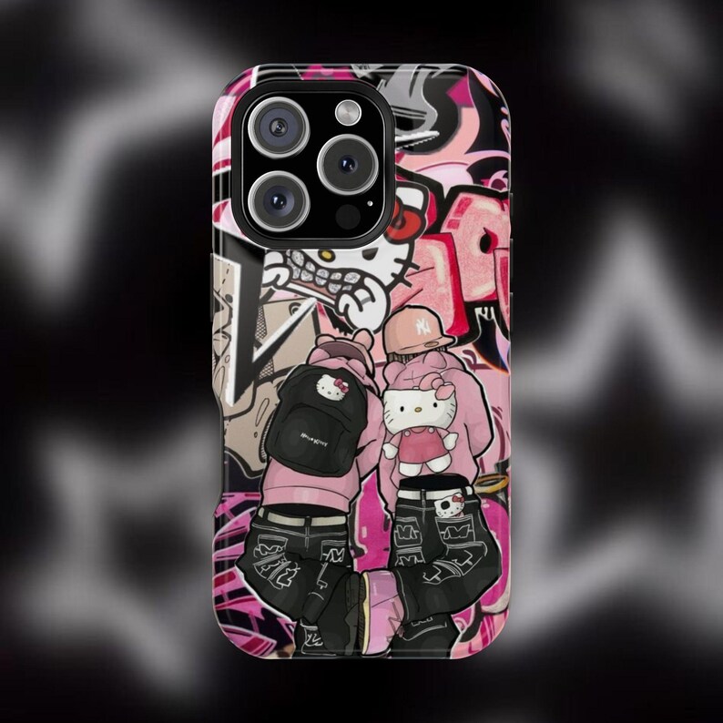 Y2K Hello Kitty Graffiti Phone Case image 5