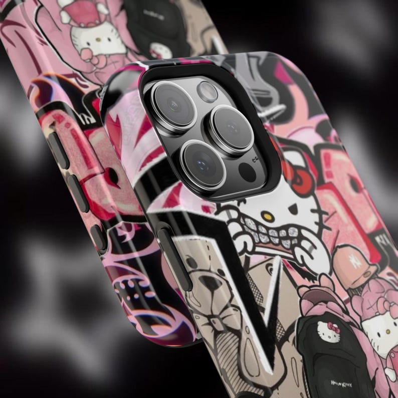 Y2K Hello Kitty Graffiti Phone Case image 3