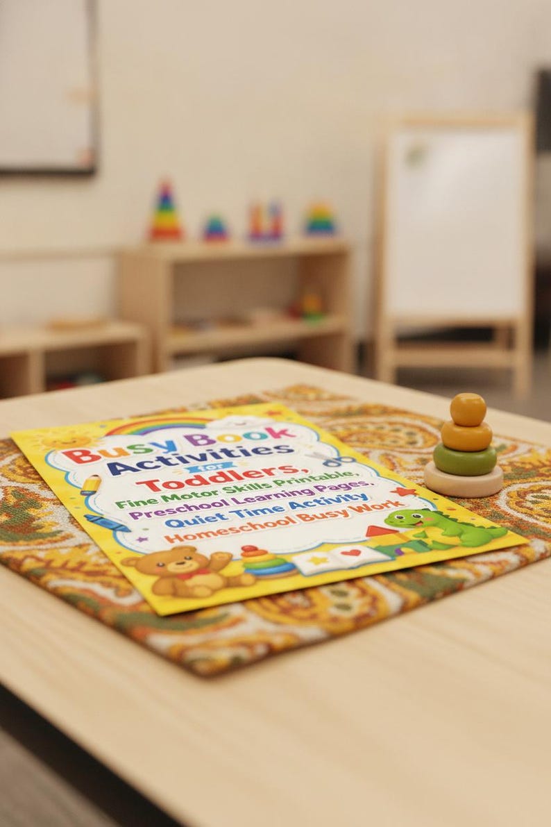 Busy Book Activities for Toddlers, Fine Motor Skills Printable ...