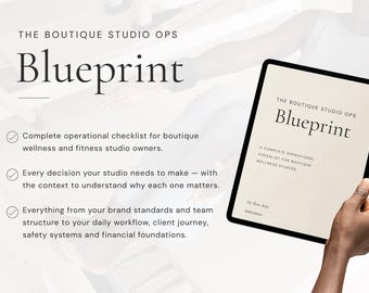 The Boutique Studio Operations Blueprint