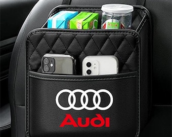 Organizzatore per sedile auto Audi S Line, borsa portaoggetti premium per sedile posteriore, accessori per auto Audi, organizer per schienale sedile, scomparto per viaggi in auto