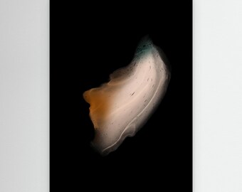 Abstract Swirl Canvas Print: Matte/Satin Finish, Wood Frame, Vibrant Colors