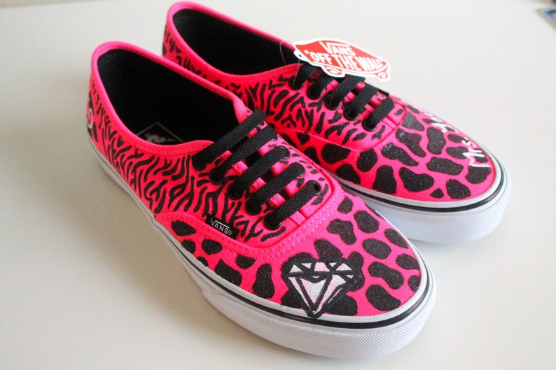 Custom Animal Print Shoes Toms Vans or Flats Etsy