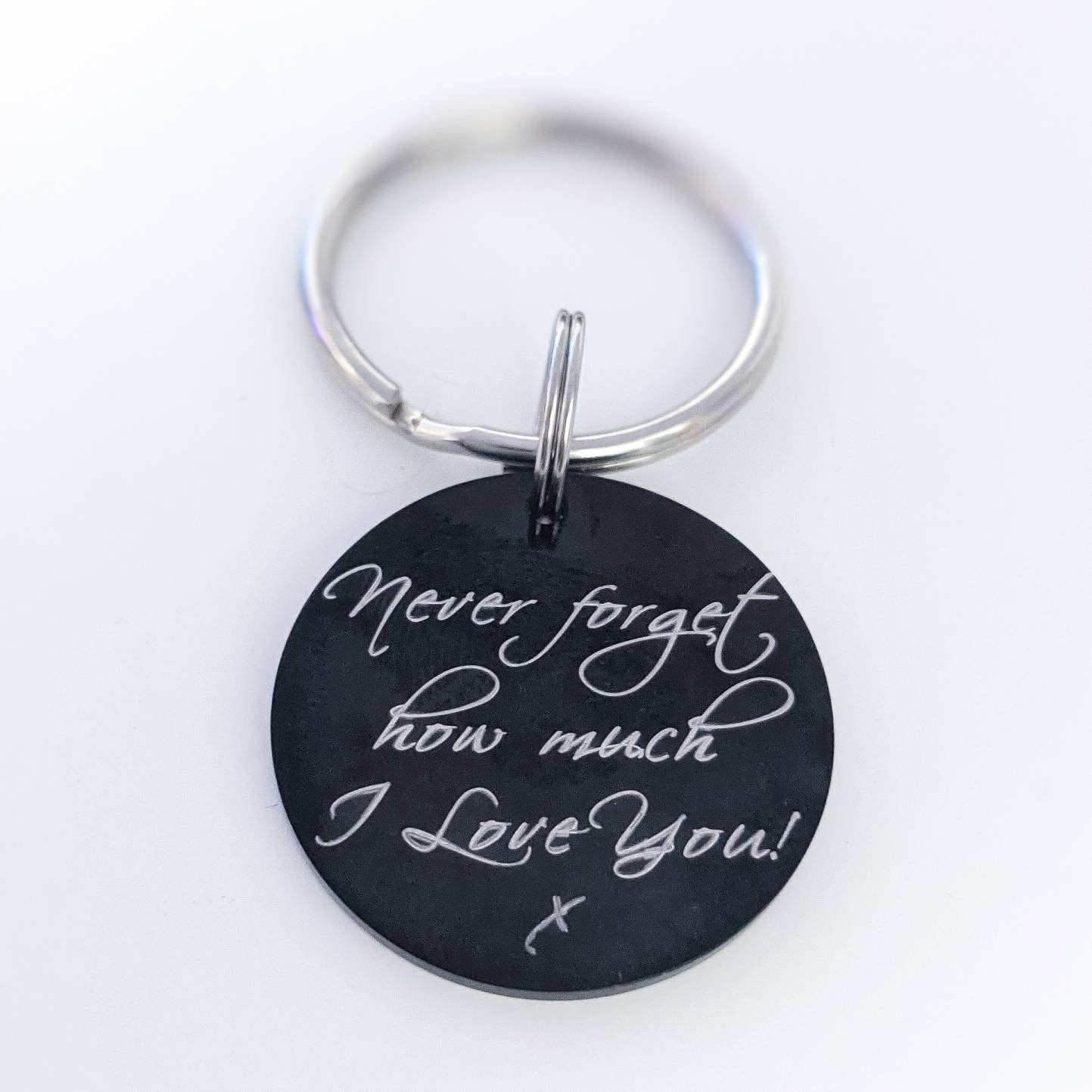 Never how much I love you keyring for him boyfriend Etsy