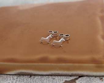 Sterlingzilveren teckeloorknopjes: cadeau worsthondliefhebber