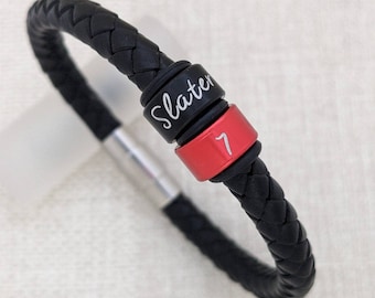 Fußball Geschenke für Jungen, Jungen Lederarmband