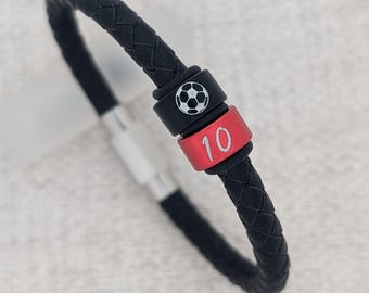 Son Football Gifts, Teenager Leather Bracelet, Christmas Gifts