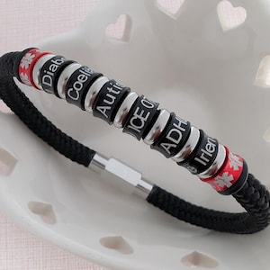 Medical ID Bracelet, Medical Alert Bracelet Women, Medical Jewelry
