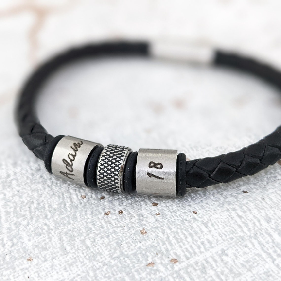 Custom bracelet men teenage boy gifts teenager birthday Etsy