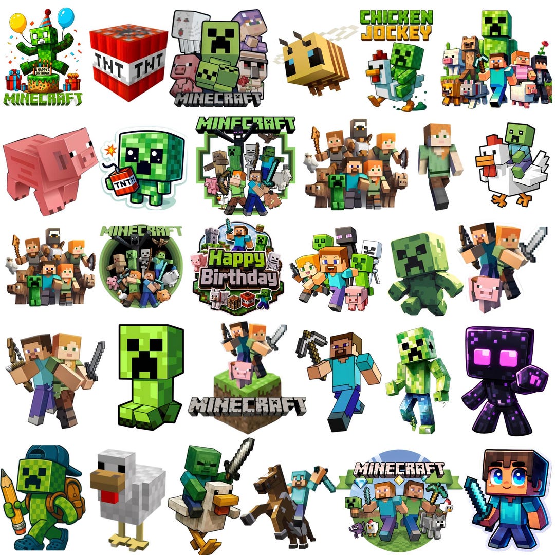 Gaming Birthday PNG Bundle, Pixel Game Party Sublimation Designs, Gamer Clipart PNG SVG Bu