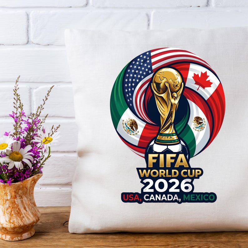 Paquete de imágenes prediseñadas del Mundial 2026 en formato PNG y JPG / Mascotas de fútbol / Fondos del Mundial 2026 / Papeles digitales de fútbol / Decoración para tartas mediante sublimación en formato PNG imagen 9