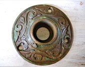 Antique Ornate Door Knob Rosette BackPlate Escutcheon Architectural Salvage Antique Russell Erwin Corbin Hardware Company