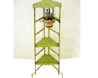 Tall Corner Etagere Etsy