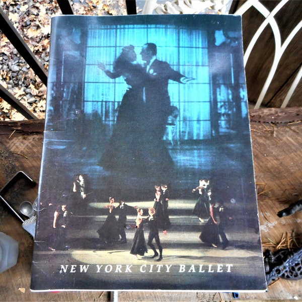 Vintage New York City Ballet 1984 Dance Troupes Performance Souvenir Program Magazine Stage Theater Movie Prop Paper Ephemera Advertising