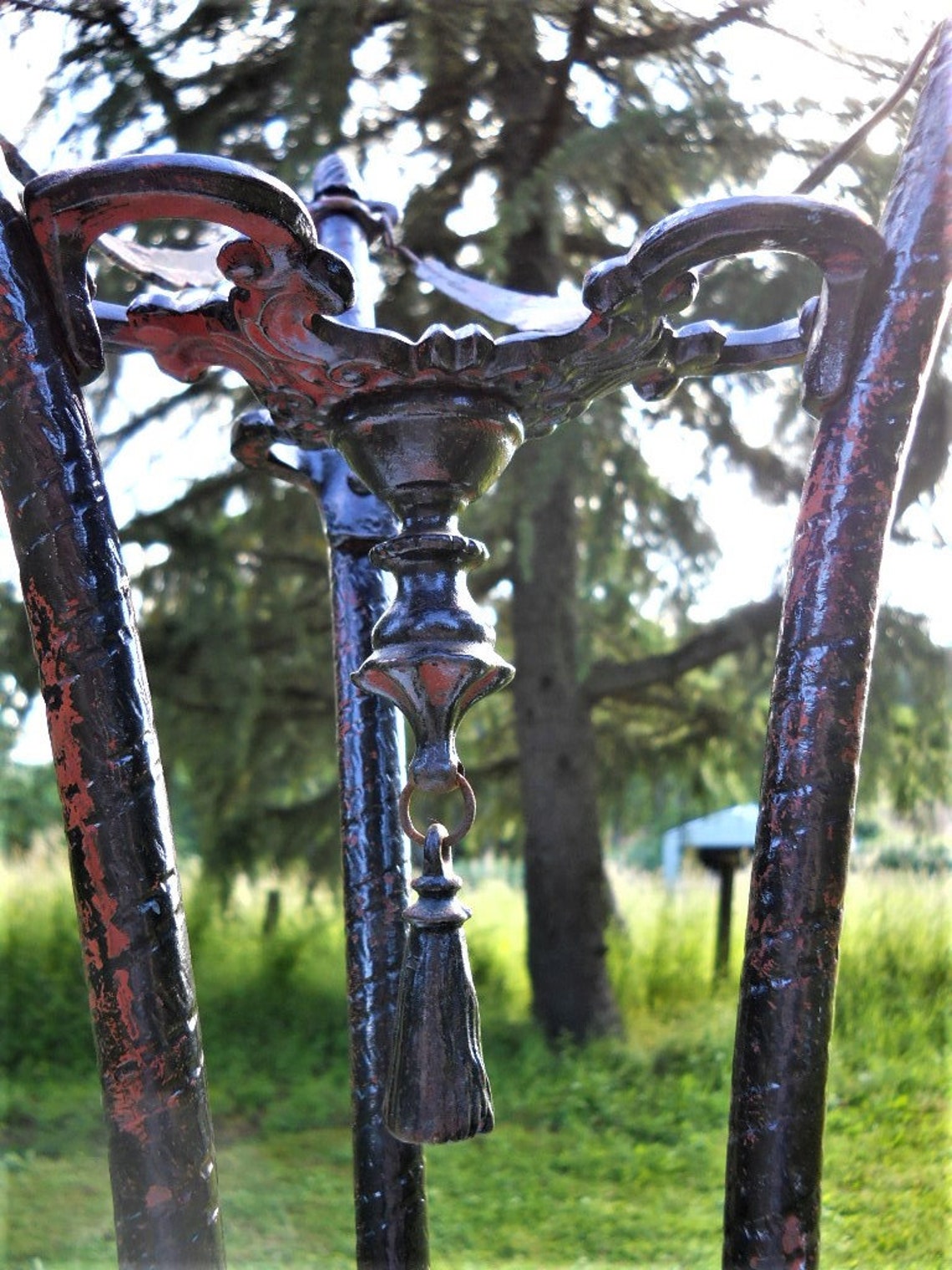 Antique Ornate Ornamental Iron Rare Victorian Fish Bowl Stand Etsy