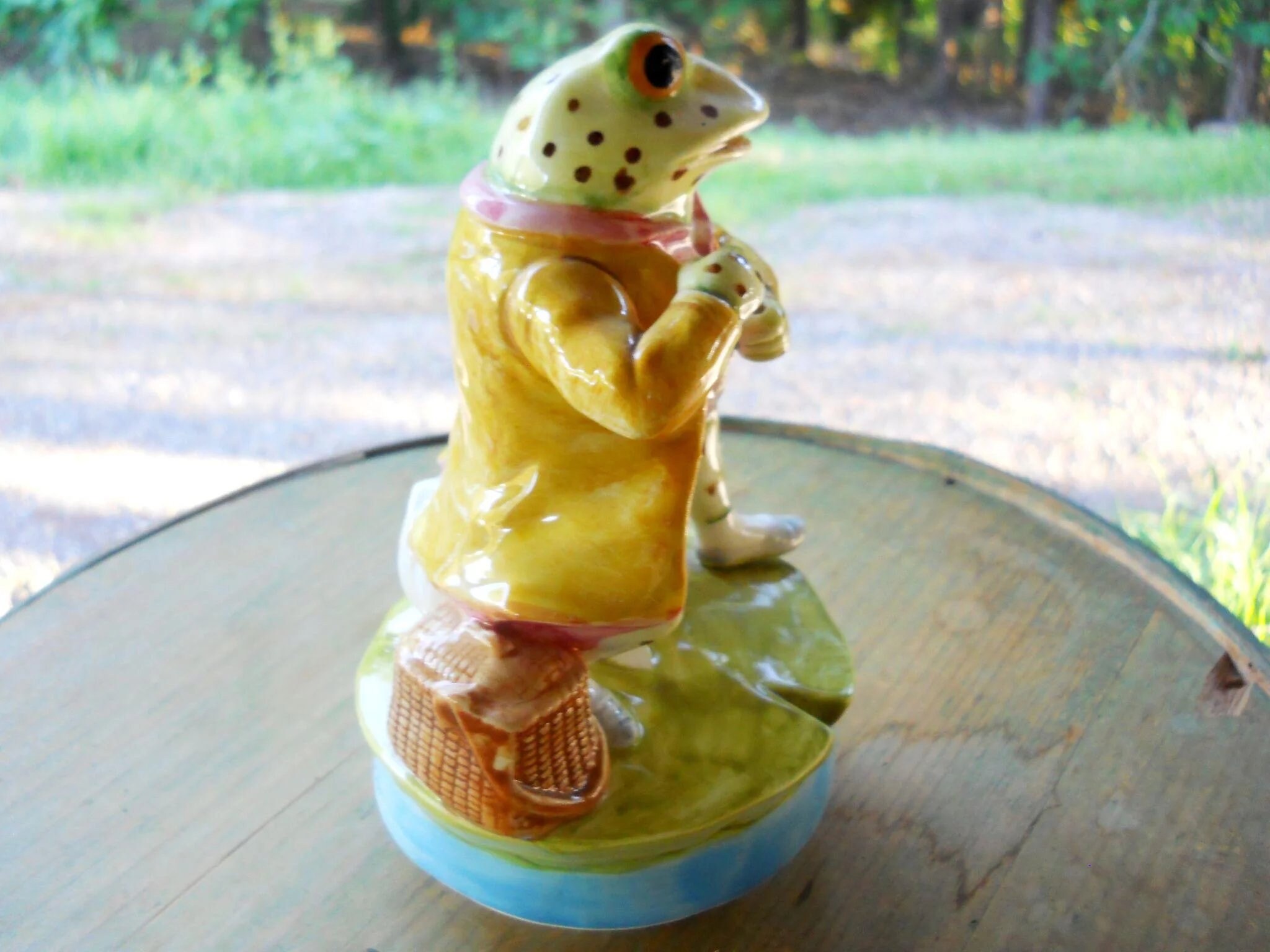 Vintage 1977 Schmid Early Beatrix Potter Jeremy Fisher Frog