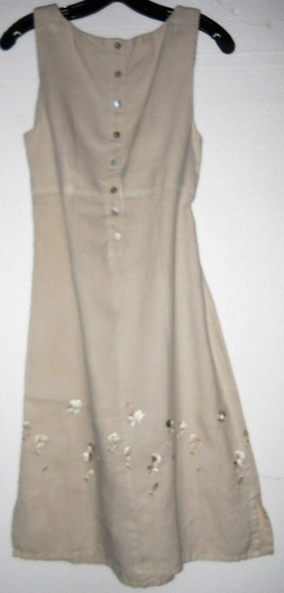 Vintage 1990s Designer JOHNNY WAS Sun Dress Frenc… - image 3