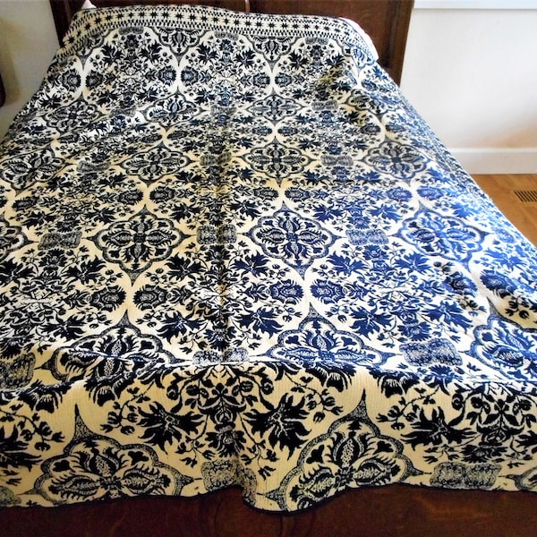 Wool Antique Bedspread Etsy
