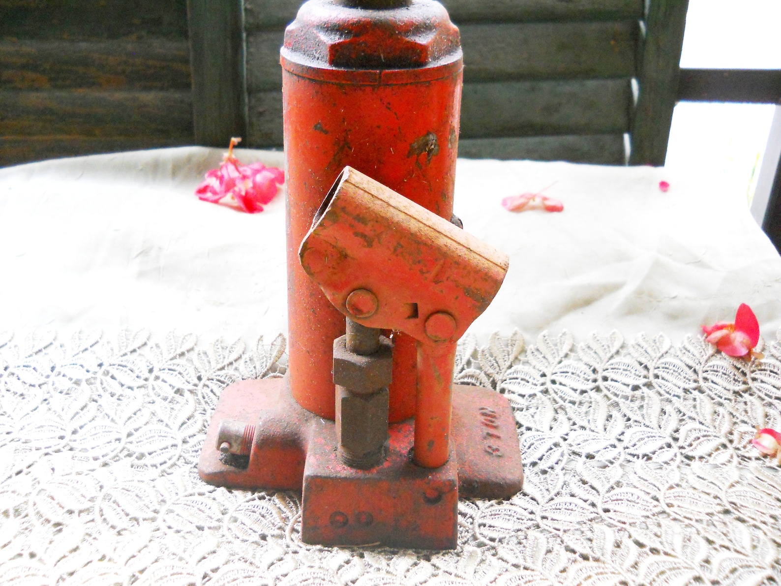 Antique 3 Ton Floor Jack Working Vintage Tool Rare Primitive - Etsy