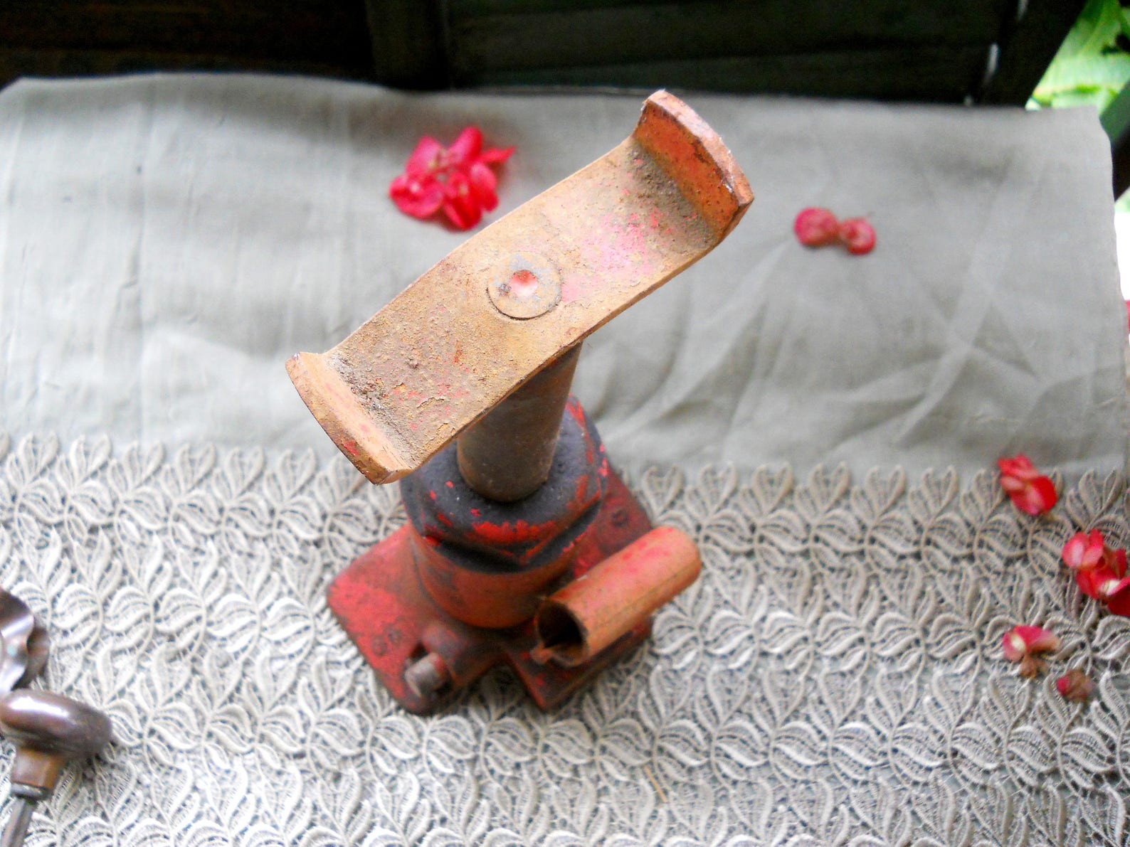 Antique 3 Ton Floor Jack Working Vintage Tool Rare Primitive - Etsy