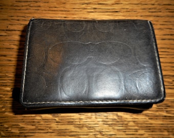 Vintage Coach Legacy Wallet Tan Brown Leather 65th Anniversary