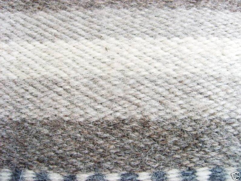 Southwestern Farmhouse Hand Loomed Woven Wool Pillow 18" Cottage Core Cabin Mid Century Modern Decor image 4