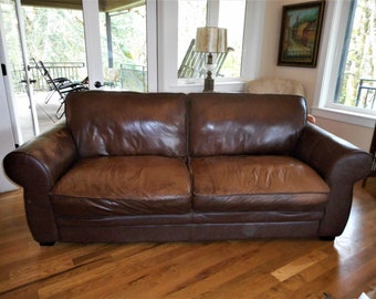 Laura ashley sale abingdon leather sofa