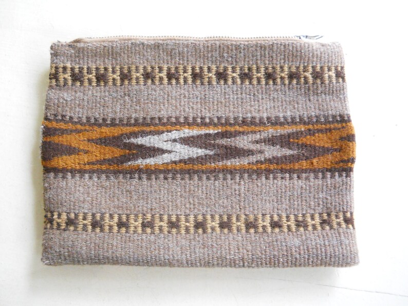 Southwest Bungalow Western Clutch Wool Coin Zippered Purse - Etsy