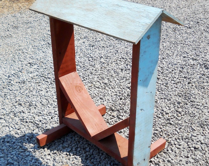 Wood Saddle Stand Country Cowboy 1960s Farmhouse Western Equestrian ...