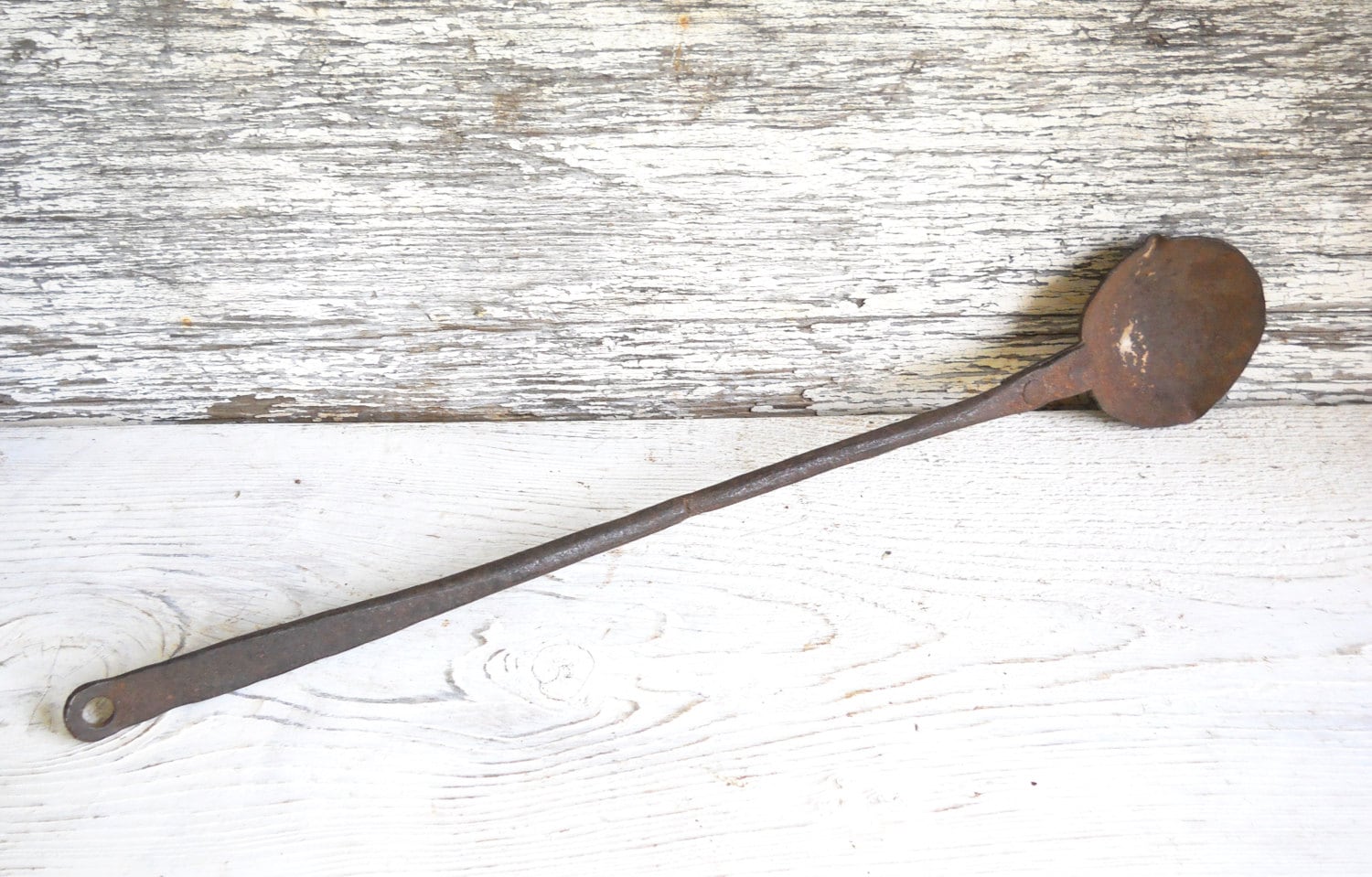 Iron Ladle 1800s Antique Kitchen Tool Hand Rustic Etsy