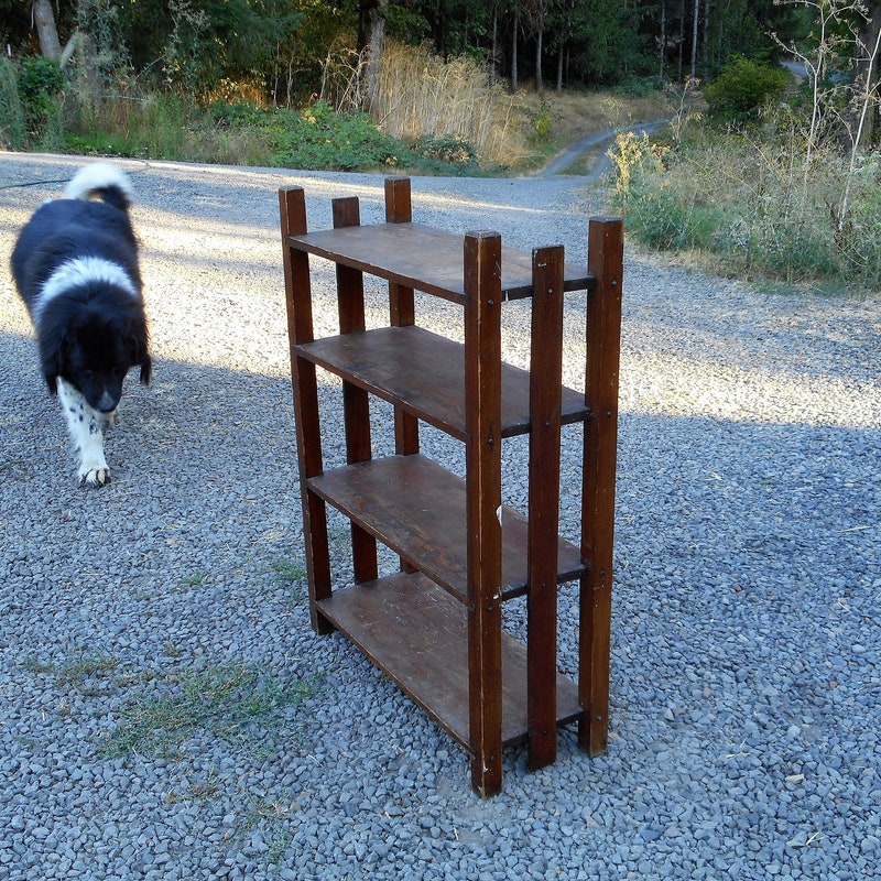 Rustic Bookcase - Etsy