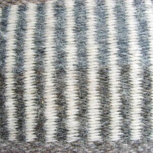 Southwestern Farmhouse Hand Loomed Woven Wool Pillow 18" Cottage Core Cabin Mid Century Modern Decor image 3