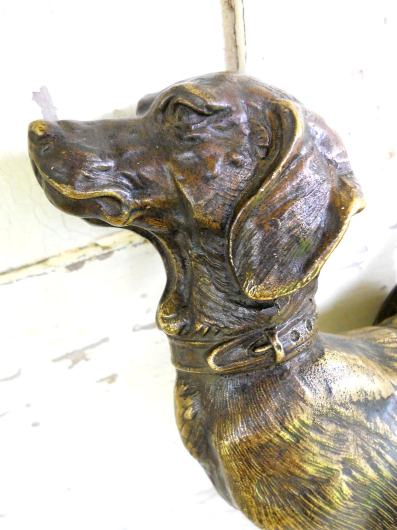 French Country Vintage Cast Iron Dog Leash Hook Holder Etsy