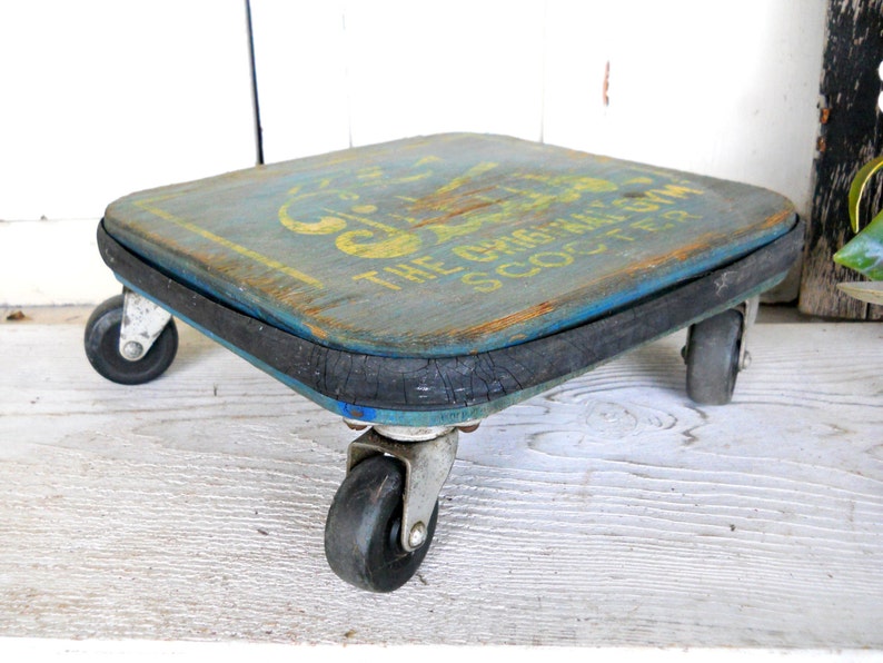 Vintage 1950s School French Denim Blue Titus Gym Scooter Etsy