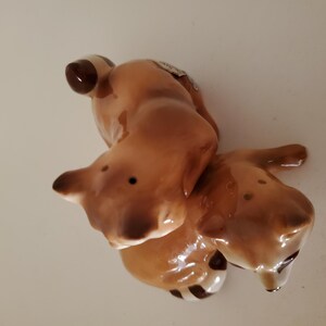 Norcrest Racoon Huggers Kitsch MCM Porcelain Salt Pepper Shakers image 5